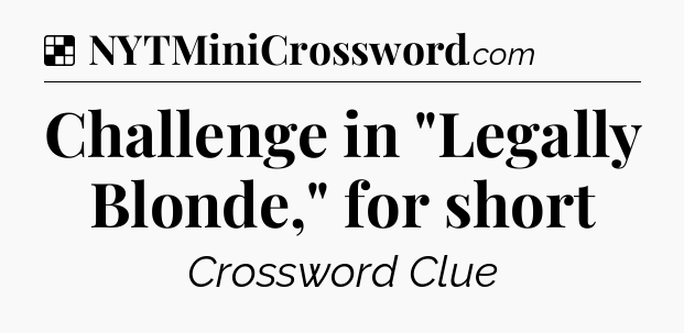 Solution: Challenge in 