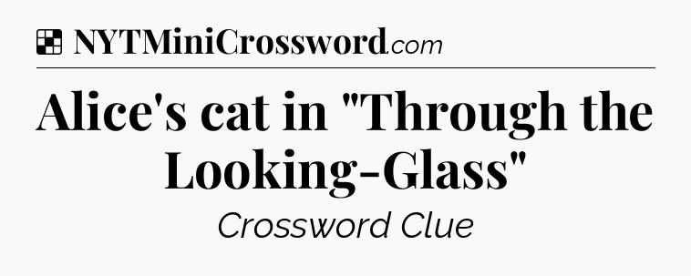 Solution: Alice's cat in 