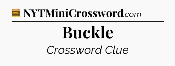 Buckle - Eugene Sheffer Crossword