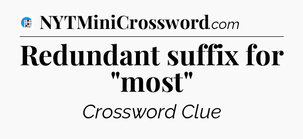 Redundant suffix for 