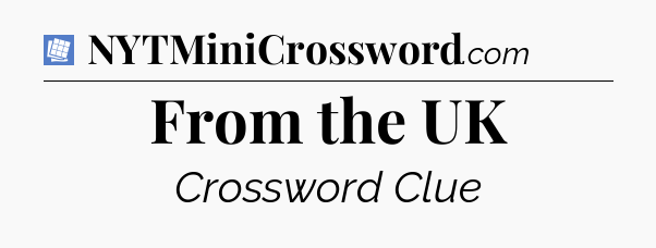 From the UK Puzzle Page Crossword Clue