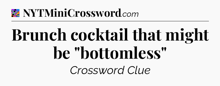 Brunch cocktail that might be 