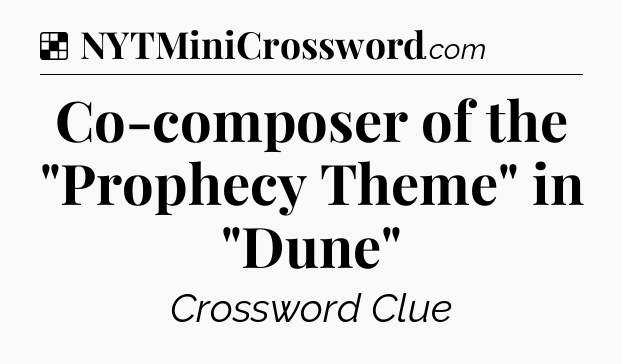 Solution: Co-composer of the 