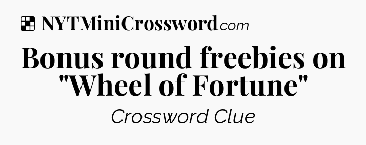 Solution: Bonus round freebies on 