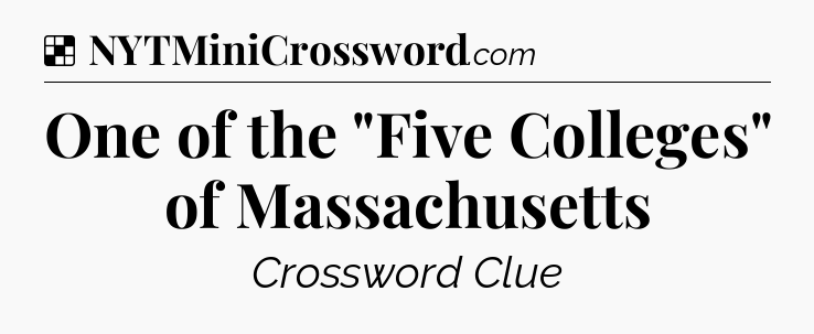 Solution: One of the 