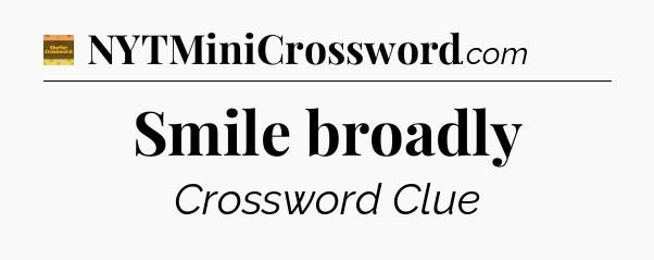 Smile broadly - Eugene Sheffer Crossword