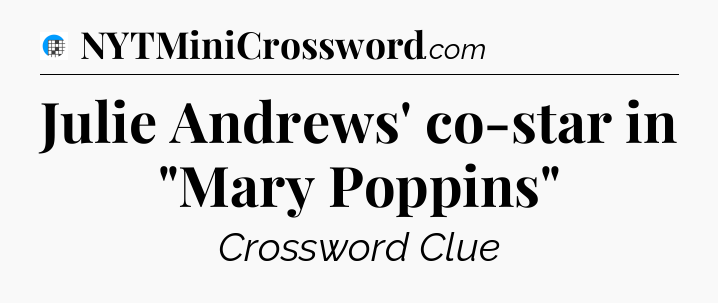 Julie Andrews' co-star in 