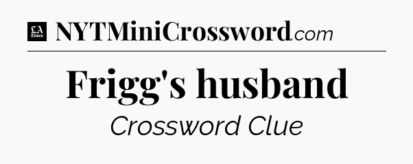 Frigg's husband - LA Times Crossword