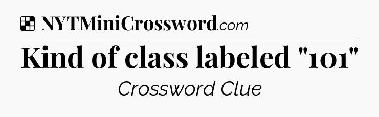 Solution: Kind of class labeled 