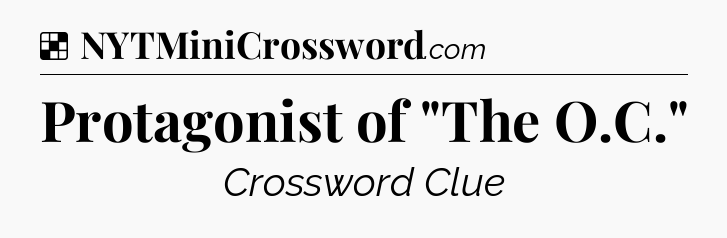 Solution: Protagonist of 