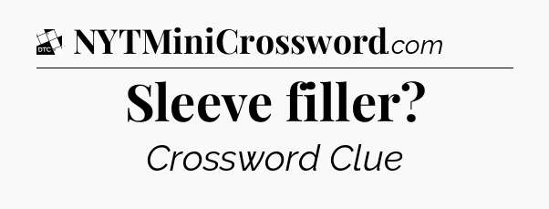 Sleeve filler - Daily Themed Mini Crossword