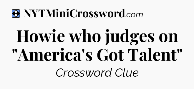 Solution: Howie who judges on 