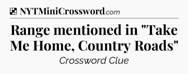 Solution: Range mentioned in 