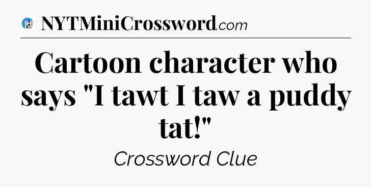 Cartoon character who says 