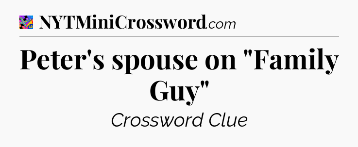 Peter's spouse on 