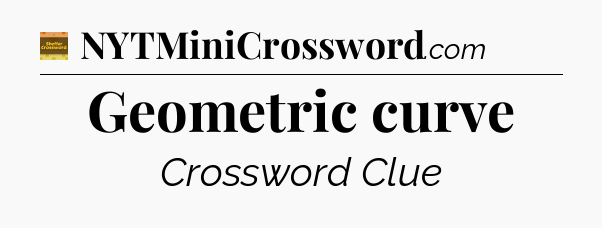 Geometric curve - Eugene Sheffer Crossword