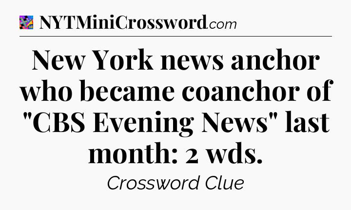 New York news anchor who became coanchor of 