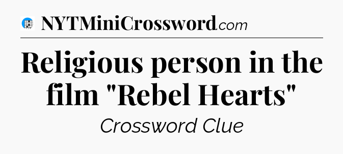 Religious person in the film 