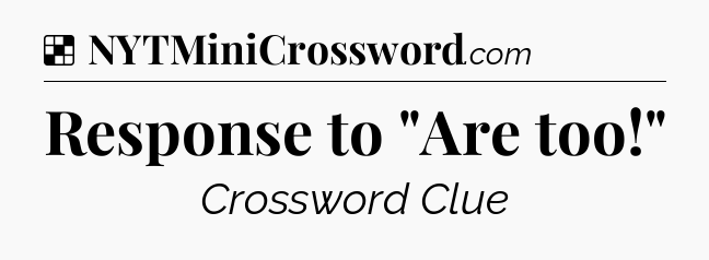 Solution: Response to 