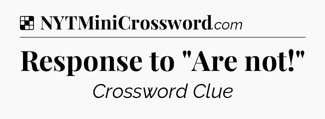 Solution: Response to 