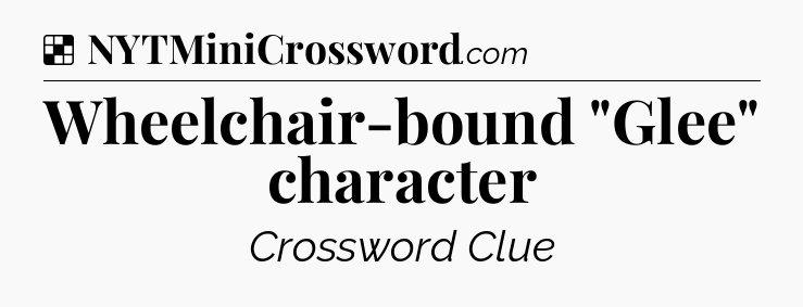 Solution: Wheelchair-bound 