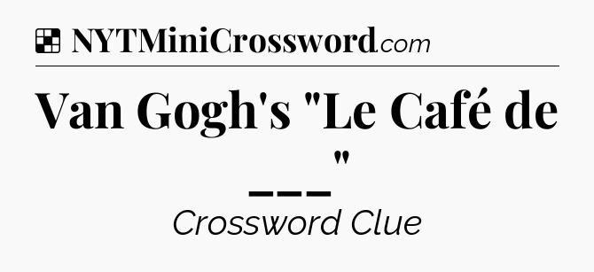 Solution: Van Gogh's 