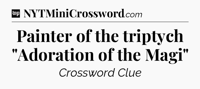 Painter of the triptych 