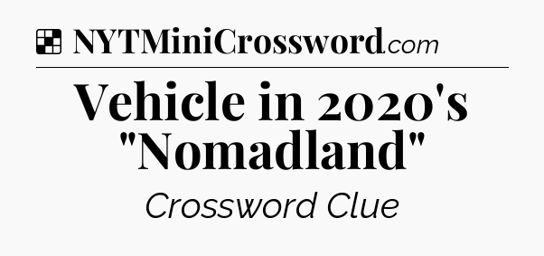 Solution: Vehicle in 2020's 