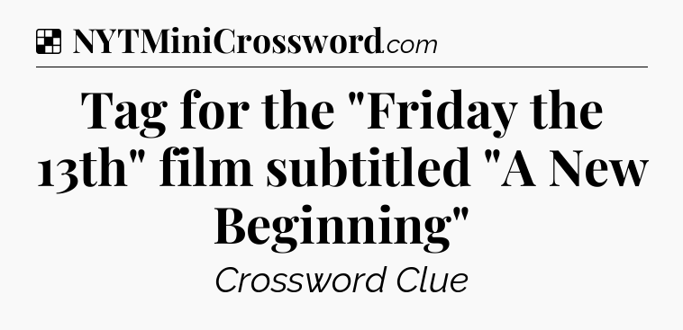 Solution: Tag for the 