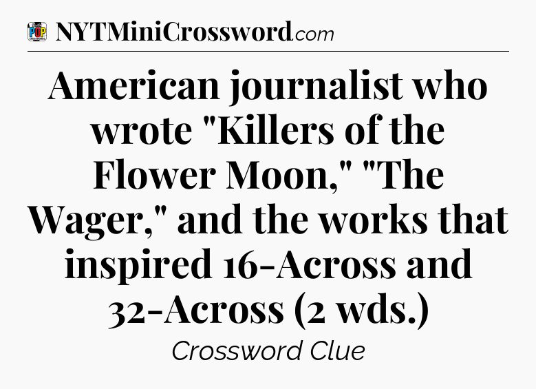 American journalist who wrote 