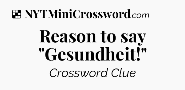 Solution: Reason to say 