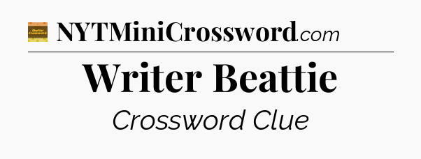 Writer Beattie - Eugene Sheffer Crossword