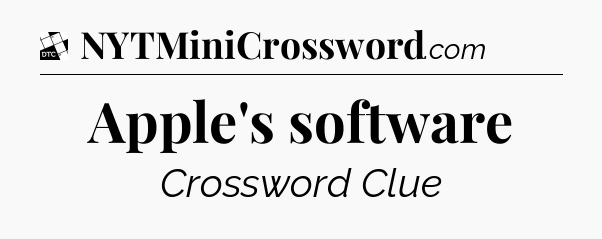 Apple's software - Daily Themed Classic Crossword