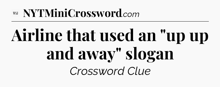 Airline that used an 