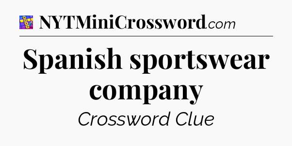 Spanish sportswear company Codycross