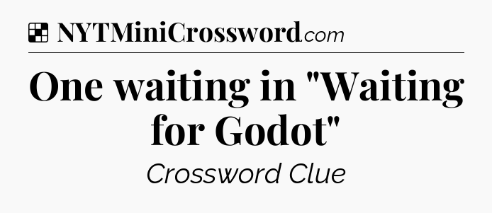 Solution: One waiting in 