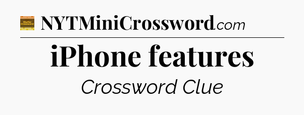 iPhone features - Eugene Sheffer Crossword