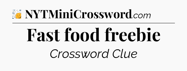 Fast food freebie - 7 Little Words