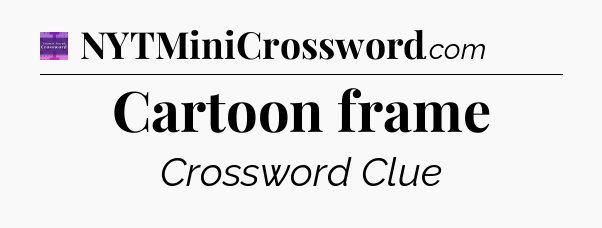 Cartoon frame - Thomas Joseph Crossword