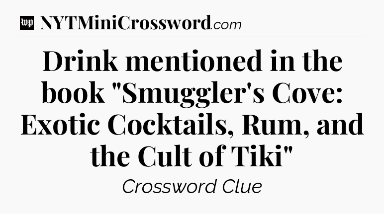 Drink mentioned in the book 