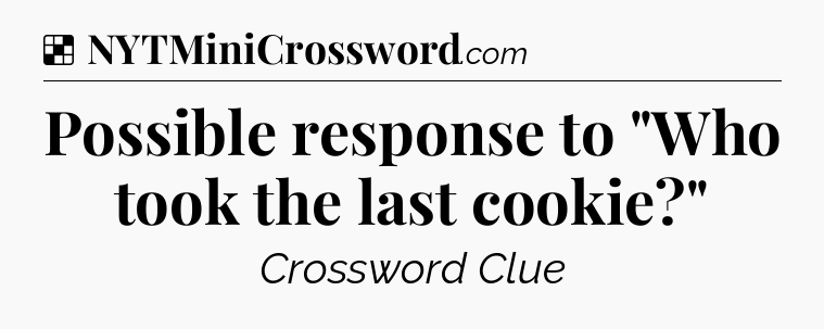 Solution: Possible response to 