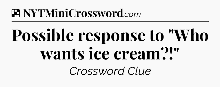 Solution: Possible response to 