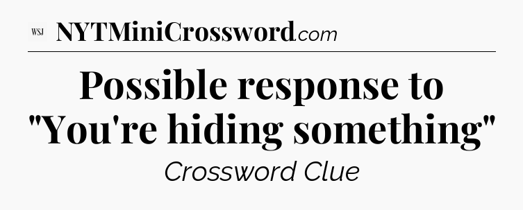 Possible response to 