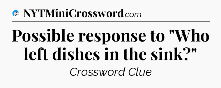 Possible response to 