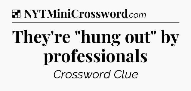 Solution: They're 