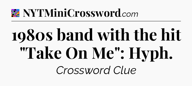 1980s band with the hit 