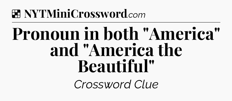 Solution: Pronoun in both 