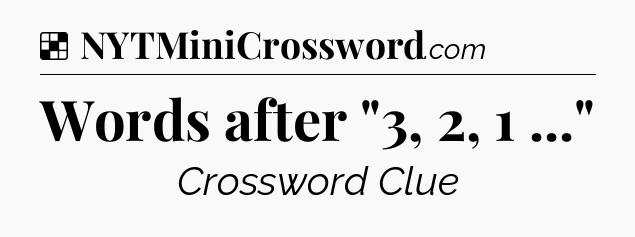 Solution: Words after 