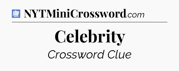 Celebrity Puzzle Page Crossword Clue
