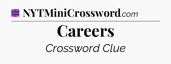 Careers - Thomas Joseph Crossword